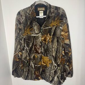 Vintage WestArk L SuperFlauge Game by Lynch Jacket Coat Camo Camouflage USA Made